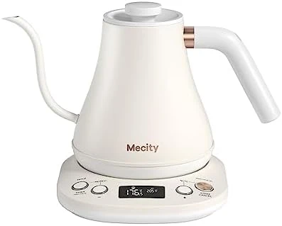 Electric Gooseneck Kettle with Keep Warm & LCD Display — Electric Kettle, Mecity