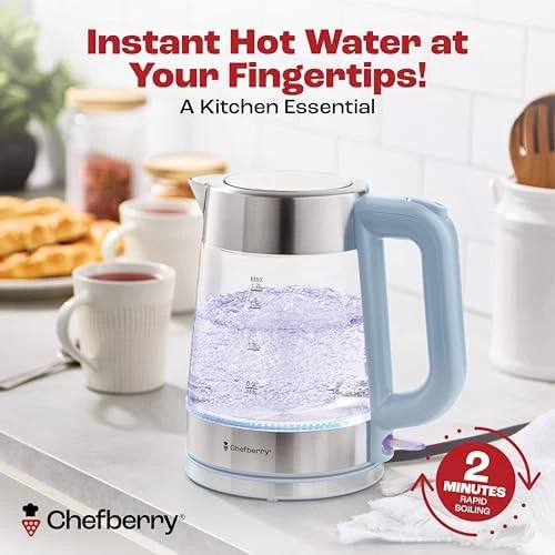 Electric Kettle for Boiling Hot Tea & Water — Electric Kettle, Chefberry
