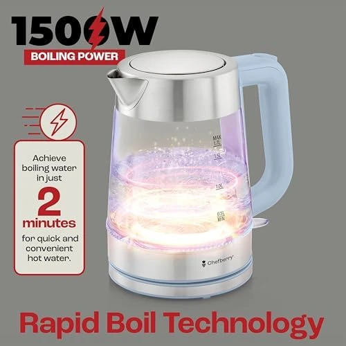 Electric Kettle for Boiling Hot Tea & Water — Electric Kettle, Chefberry