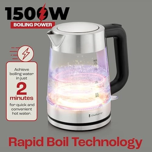 Electric Kettle for Boiling Hot Tea & Water — Electric Kettle, Chefberry