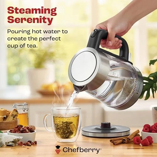 Electric Kettle for Boiling Hot Tea & Water — Electric Kettle, Chefberry