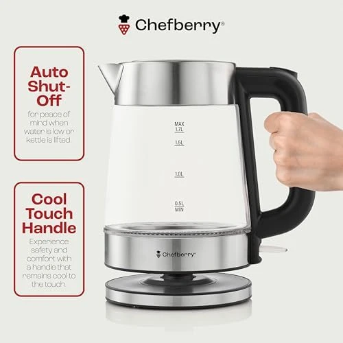 Electric Kettle for Boiling Hot Tea & Water — Electric Kettle, Chefberry