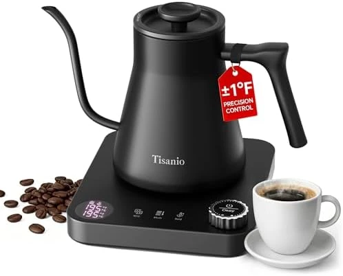 Electric Kettle for Pour Over Coffee — Electric Kettle, Tisanio