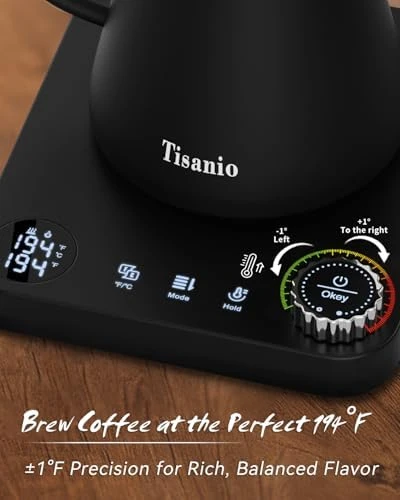 Electric Kettle for Pour Over Coffee — Electric Kettle, Tisanio