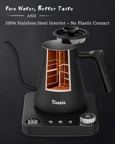 Electric Kettle for Pour Over Coffee — Electric Kettle, Tisanio