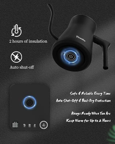Electric Kettle for Pour Over Coffee — Electric Kettle, Tisanio