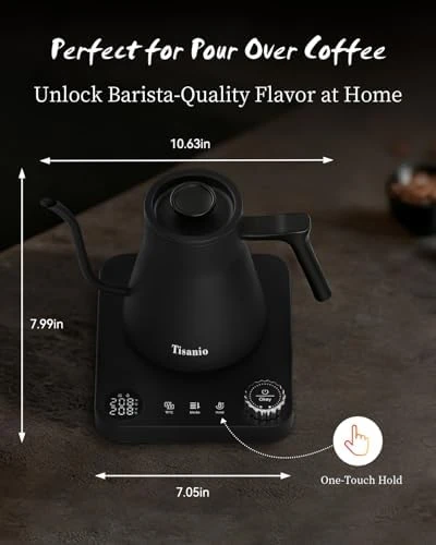 Electric Kettle for Pour Over Coffee — Electric Kettle, Tisanio