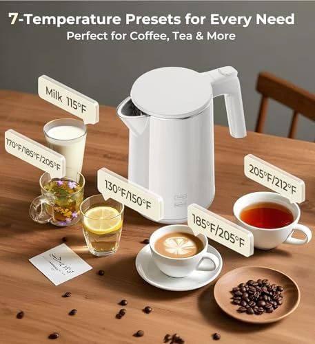 Electric Kettle with 7 Temperature Settings — Electric Kettle, ZKBHOME