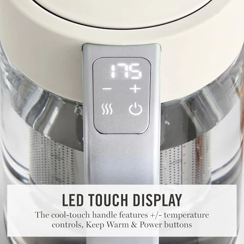 Electric Kettle with Stainless Steel Tea Infuser — Electric Kettle, Martha Stewart