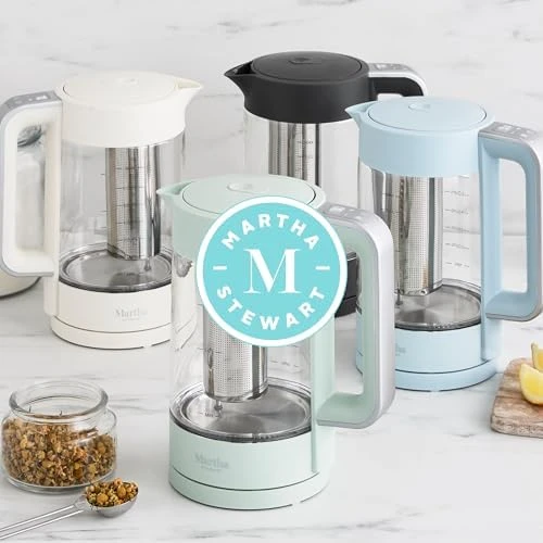 Electric Kettle with Stainless Steel Tea Infuser — Electric Kettle, Martha Stewart
