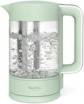 Electric Kettle with Stainless Steel Tea Infuser — Electric Kettle, Martha Stewart