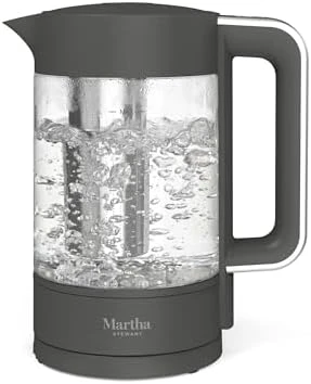 Electric Kettle with Stainless Steel Tea Infuser — Electric Kettle, Martha Stewart