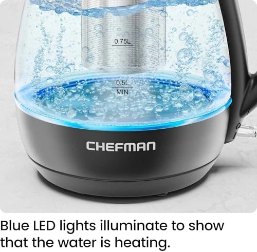 Electric Kettle with Tea Infuser — Electric Kettle, Chefman