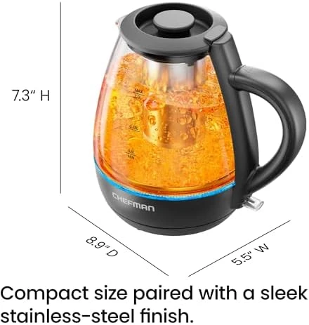 Electric Kettle with Tea Infuser — Electric Kettle, Chefman