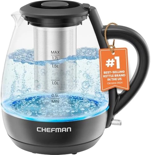 Electric Kettle with Tea Infuser — Electric Kettle, Chefman