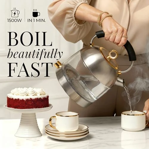 Electric Kettle with Temperature Control — Electric Kettle, STYLED SETTINGS