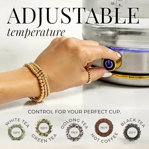 Electric Kettle with Temperature Control — Electric Kettle, STYLED SETTINGS