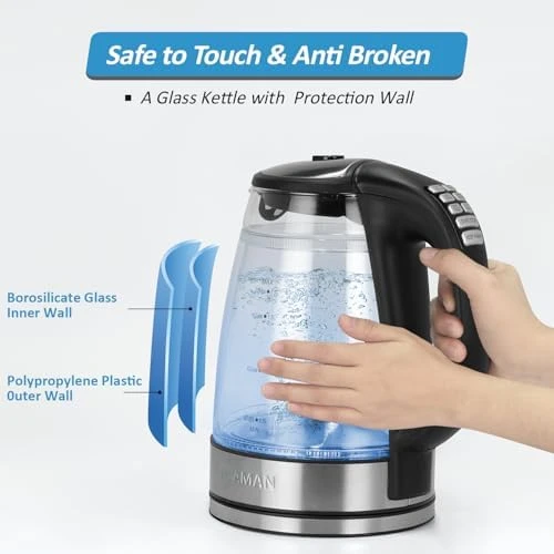Electric Kettle with Temperature Control — Electric Kettle, JaneHome