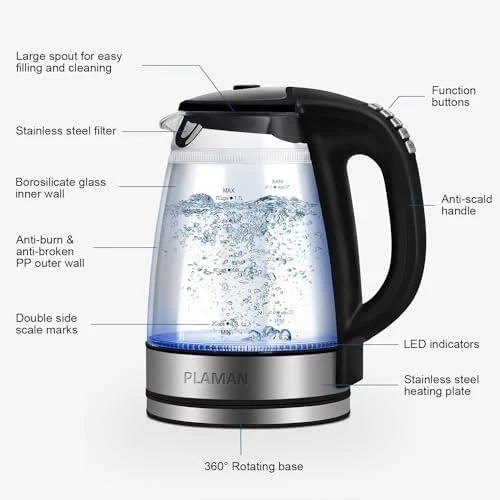 Electric Kettle with Temperature Control — Electric Kettle, JaneHome