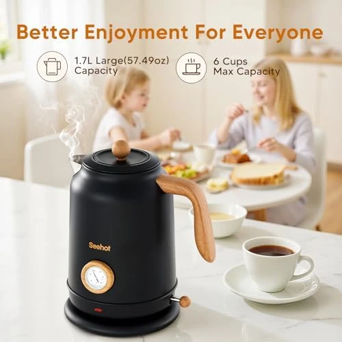 Electric Kettle with Thermometer — Electric Kettle, Seehot
