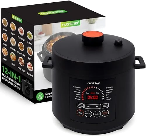 Electric Pressure Cooker 6 Quart — Multicooker, NutriChef