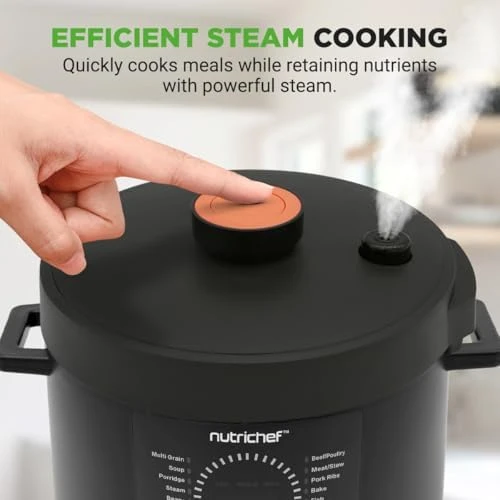 Electric Pressure Cooker 6 Quart — Multicooker, NutriChef
