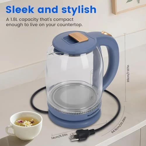 Glass Electric Kettle — Electric Kettle, Nuxatoms