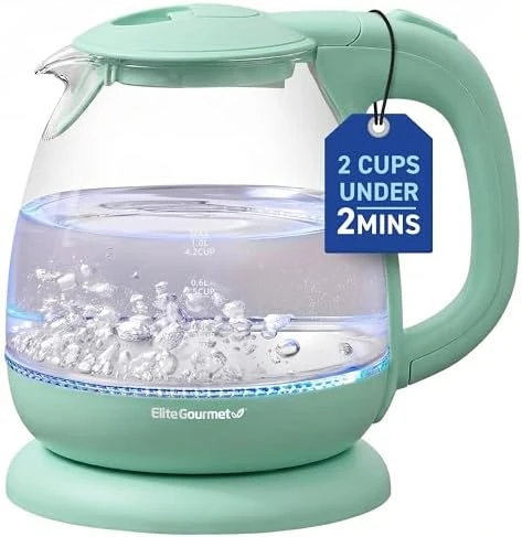 Glass Electric Water Kettle — Electric Kettle, Elite Gourmet