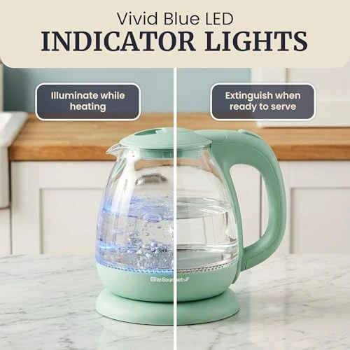 Glass Electric Water Kettle — Electric Kettle, Elite Gourmet