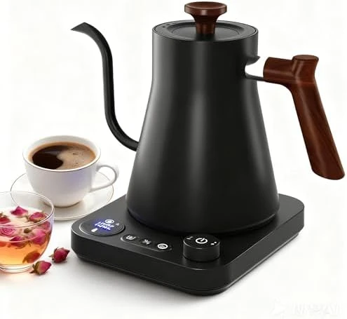Gooseneck Electric Kettle, Pour Over Kettle for Coffee and Tea — Electric Kettle, GUDAC