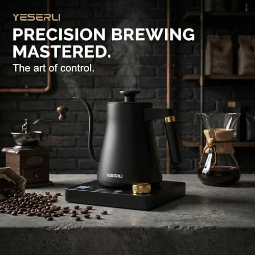 Gooseneck Electric Kettle with Temperature Control — Electric Kettle, YESERLI