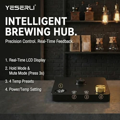 Gooseneck Electric Kettle with Temperature Control — Electric Kettle, YESERLI