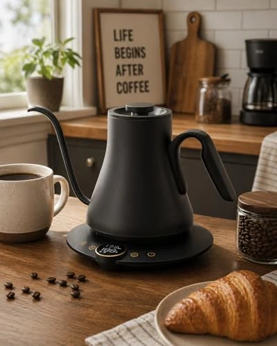 Gooseneck Electric Kettle — Electric Kettle, Cocinare