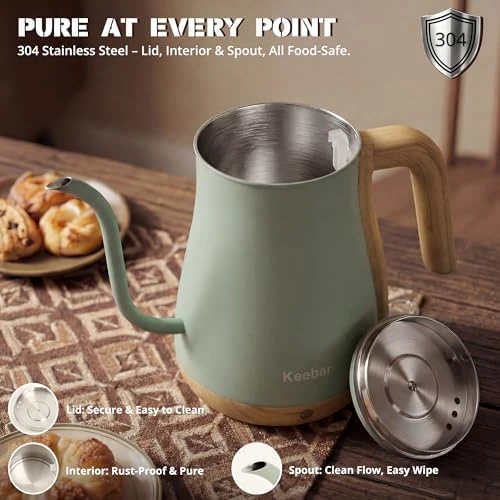 Gooseneck Electric Kettle — Electric Kettle, Keebar