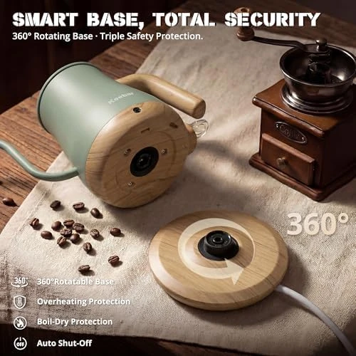 Gooseneck Electric Kettle — Electric Kettle, Keebar