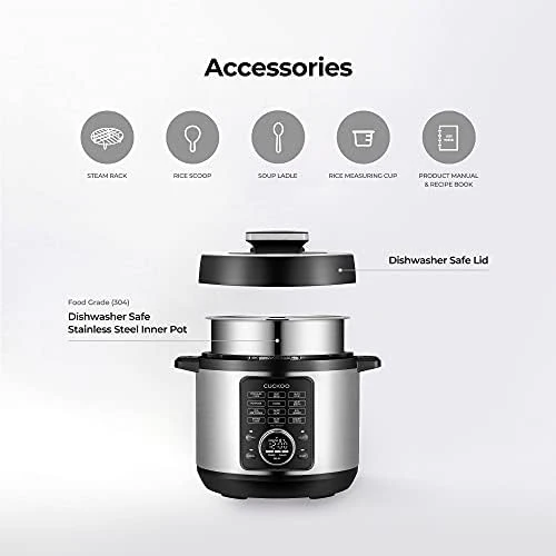Pressure Cooker 10 Menu Options — Multicooker, CUCKOO