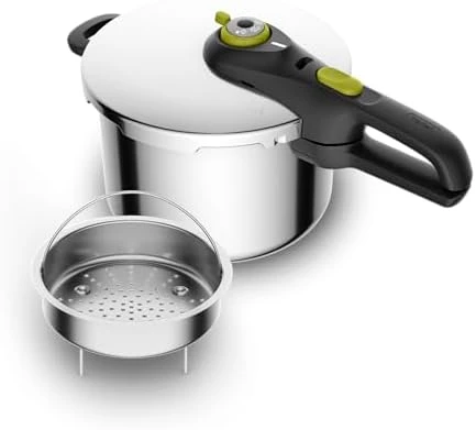 Secure Stainless Steel Pressure Cooker, 6.3 Quart — Multicooker, T-Fal