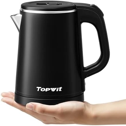 Small Electric Kettle, Portable Travel Kettle Stainless Steel — Electric Kettle, TopWit