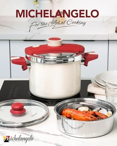 Stainless Steel Pressure Cooker — Multicooker, MICHELANGELO