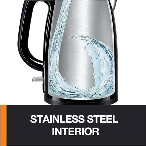 1.5L Electric Kettle, Cool Touch Stainless Steel Interior — Electric Kettle, KRUPS