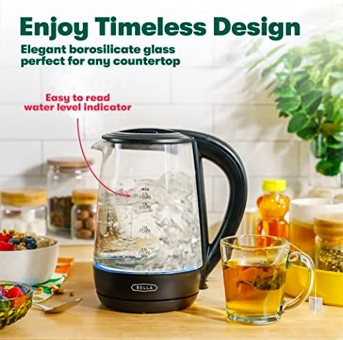 1.7 Liter Glass Electric Kettle — Electric Kettle, BELLA