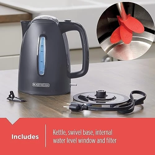 1.7L Cordless Electric Kettle — Electric Kettle, BLACK+DECKER