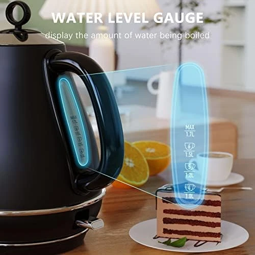 1.7L Electric Kettle with Auto Shut-Off — Electric Kettle, evoloop