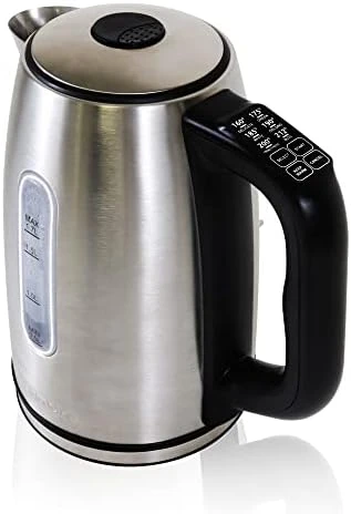 Cordless Electric Kettle with 6 Temperature Pre-Sets — Electric Kettle, Koolatron