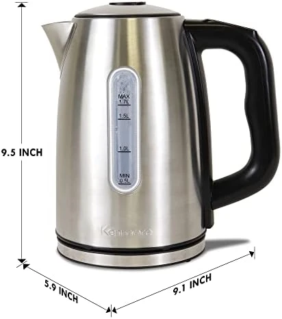 Cordless Electric Kettle with 6 Temperature Pre-Sets — Electric Kettle, Koolatron
