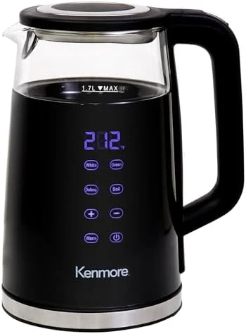 Cordless Electric Kettle with 6 Temperature Pre-Sets — Electric Kettle, Koolatron