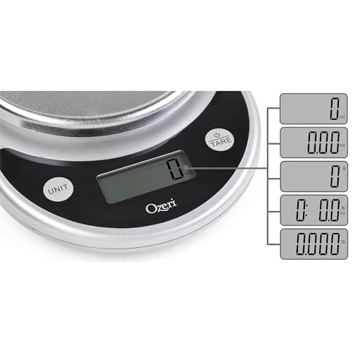 Digital Multifunction Kitchen and Food Scale with Variable Graduation Technology — Kitchen Gadgets, Ozeri