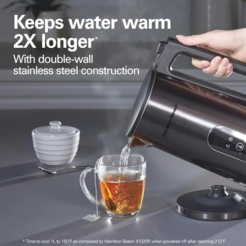 Digital Temperature Control Electric Tea Kettle — Electric Kettle, Hamilton Beach