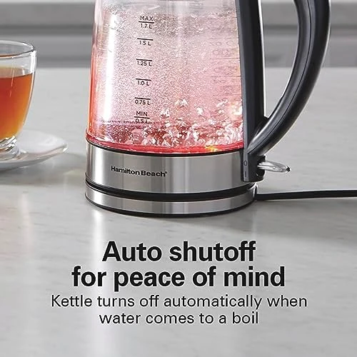 Double Wall 1.7L Electric Kettle — Electric Kettle, Hamilton Beach