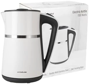 Double Wall Electric Kettle 1100W — Electric Kettle, Epsilon
